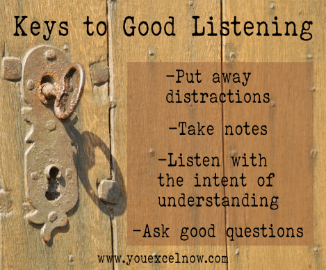 Keys to Good Listening