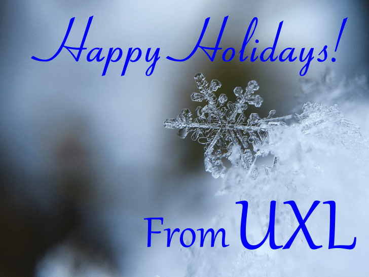 happy holidays snowflake